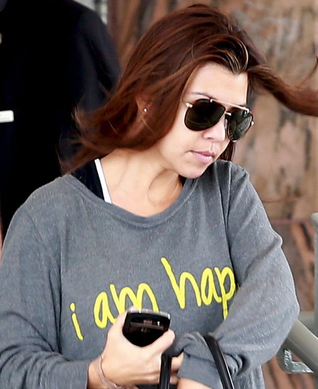 Kourtney Kardashian bez makijażu (FOTO)