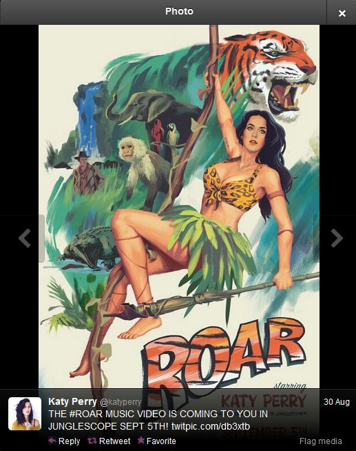 Katy Perry promuje Roar (FOTO)