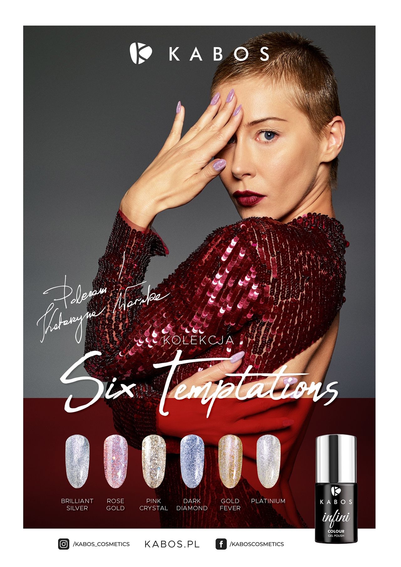 Kasia Warnke reklamuje modny manicure tego sezonu