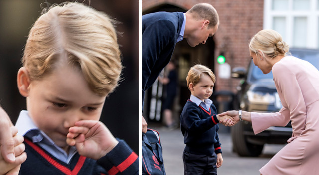 Książę George poszedł do szkoły - jak będą mówić do niego nauczyciele? (ZDJĘCIA) Książę George poszedł do szkoły - jak będą mówić do niego nauczyciele? (ZDJĘCIA)