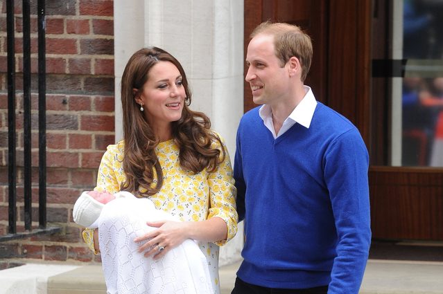 Księżniczka Charlotte z księciem Jerzym na pierwszym zdjęciu