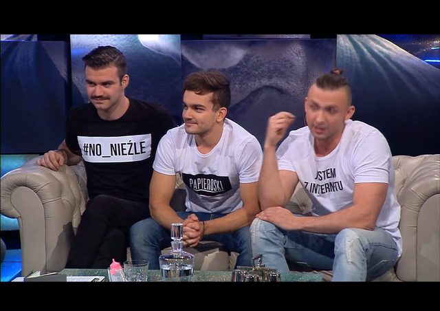 Sebastian Karpiel Bułecka karmi dziecko u Kuby Wojewódzkiego Sebastian Karpiel Bułecka karmi dziecko u Kuby Wojewódzkiego