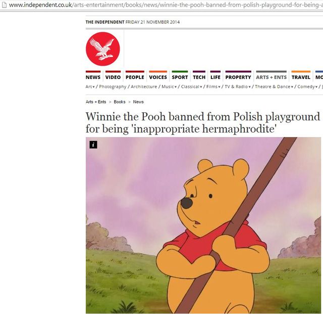 Światowy skandal z Polską i Kubusiem Puchatkiem