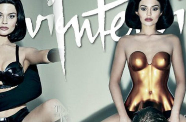 Kylie Jenner – plastikowa lala z gołą pupą w Interview