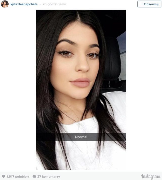 Kylie Jenner zdradziła trik na ponętne usta na Instagramie