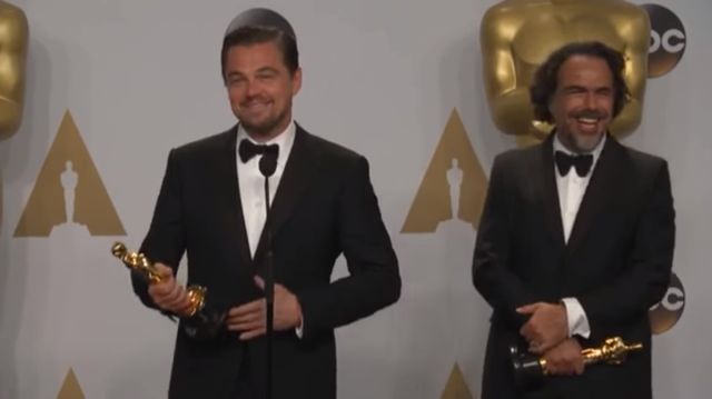 Leonardo DiCaprio nie mógł powstrzymać śmiechu