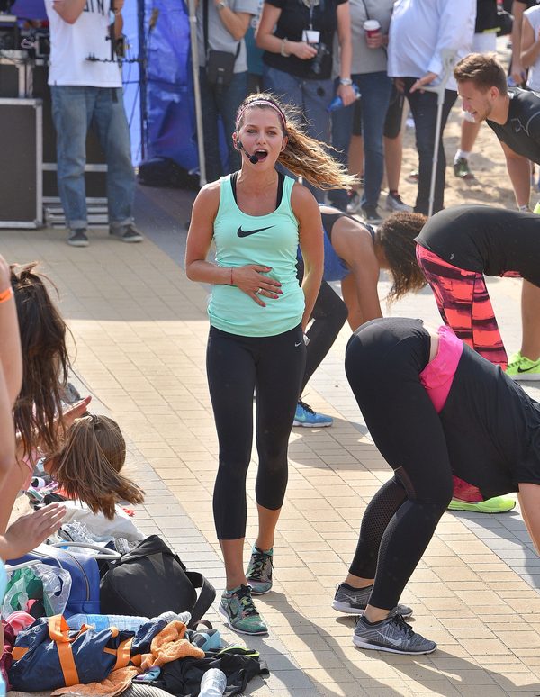 Marcin Prokop spytał Annę Lewandowską, jak wygląda jej mąż bez koszulki