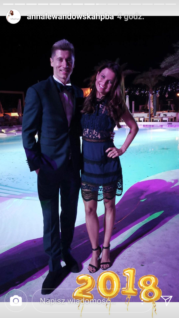 Sylwester Lewandowskich musiał być spokojny - co Lewa robiła rano? (Instagram)