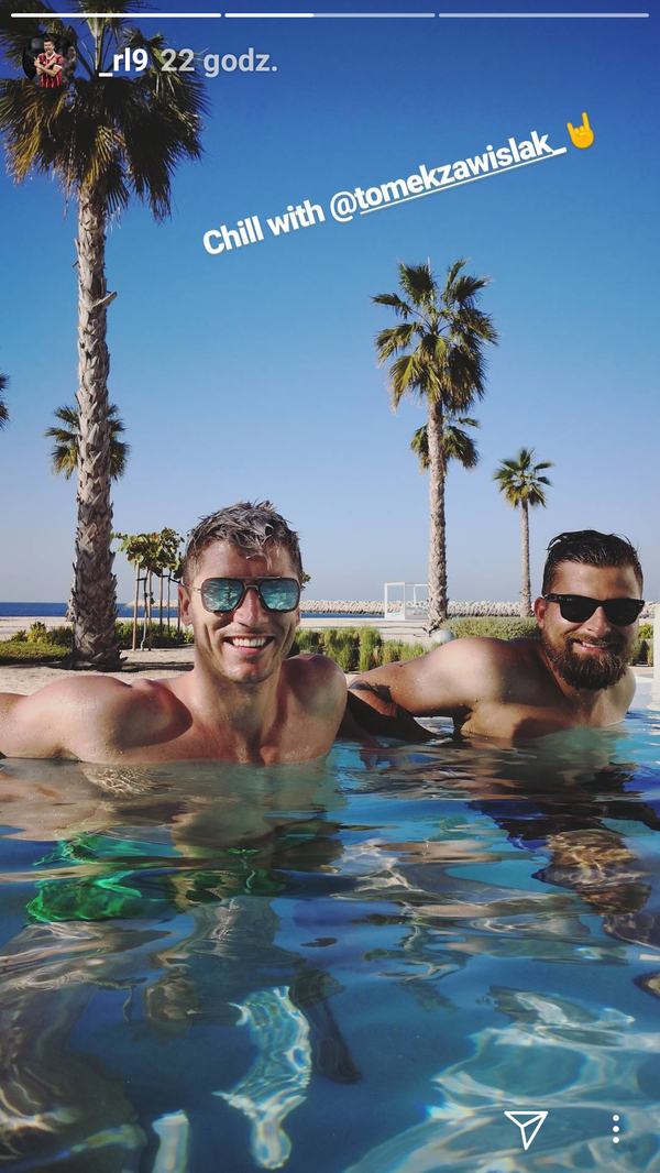 Sylwester Lewandowskich musiał być spokojny - co Lewa robiła rano? (Instagram)