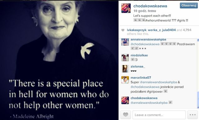 Lewandowska pojawiła się na Instagramie Chodakowskiej