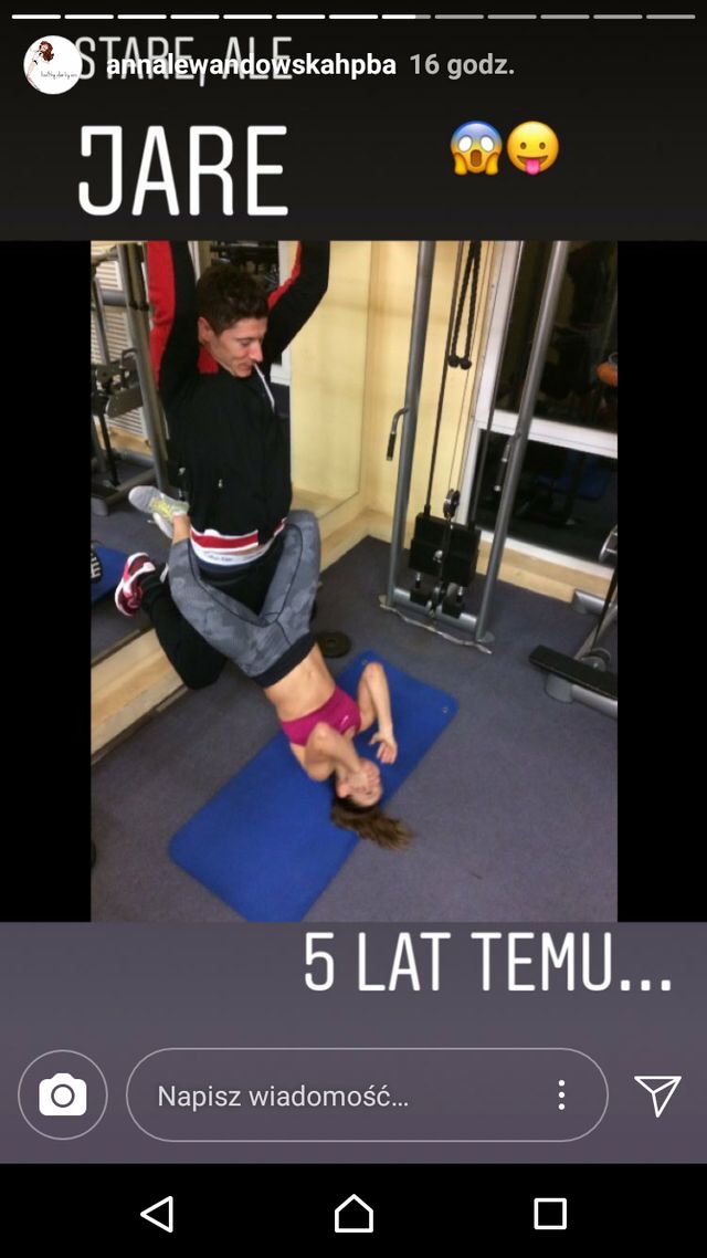 Anna Lewandowska pokazała zdjęcie z Robertem sprzed lat. Co za poza! (Instagram)