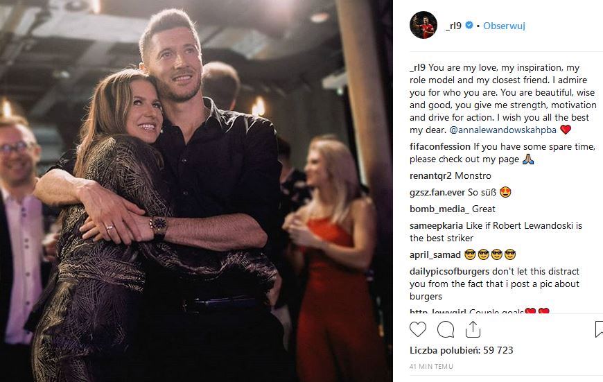 Robert Lewandowski składa życzenia Annie. Pokazał PIĘKNE zdjęcie