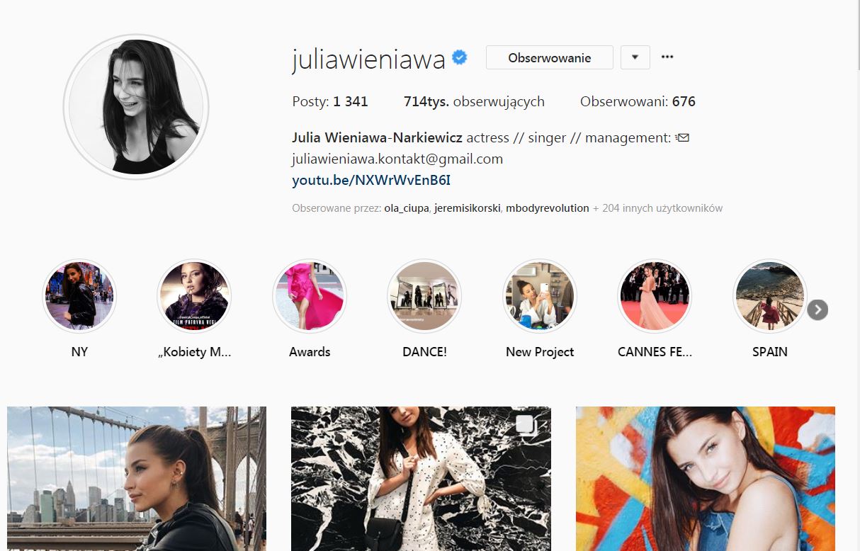 Na Instagramie Julii Wieniawy COŚ się wydarzyło! 
