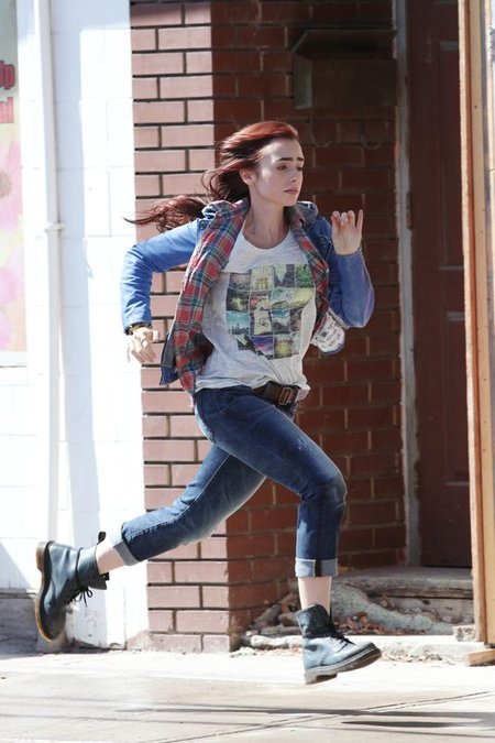 Lily Collins w akcji (FOTO)