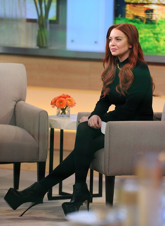Po Lindsay Lohan nie widać narkotykowych przygód (FOTO)