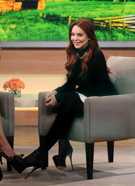 Po Lindsay Lohan nie widać narkotykowych przygód (FOTO)