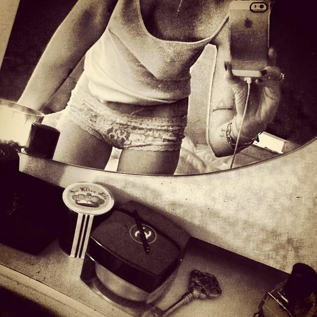 Pochwaliła się na Instagramie koronkową bielizną