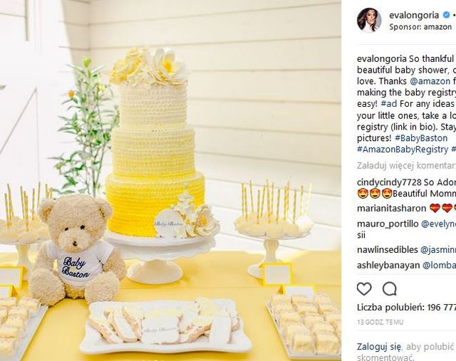 Eva Longoria z OGROMNYM brzuchem urządziła baby shower (ZDJĘCIA)