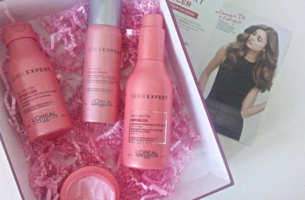 KOZACKI test: Kosmetyki do włosów Loreal Serie Expert Inforcer