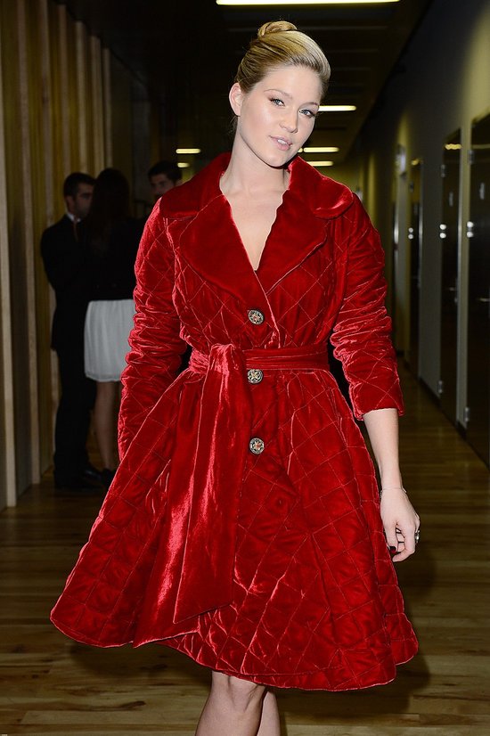 Ślotała w szlafroku, Śródka w złotych legginsach (FOTO)