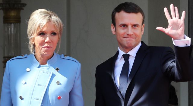 Brigitte Macron jak Melania Trump? Pierwsza dama Francji na zaprzysiężeniu męża 