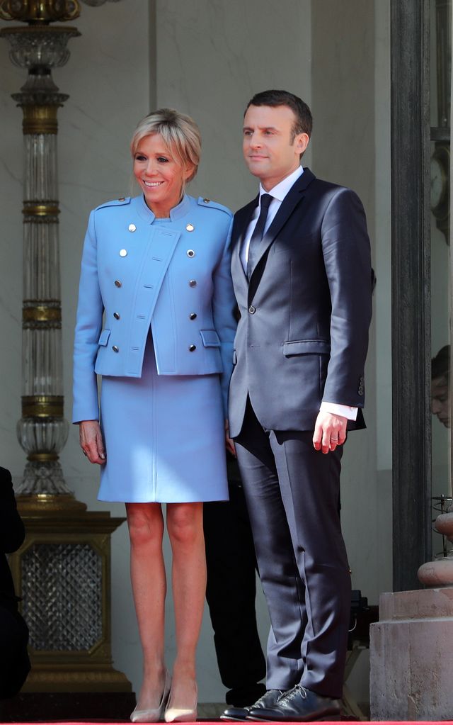 Brigitte Macron jak Melania Trump? Pierwsza dama Francji na zaprzysiężeniu męża 