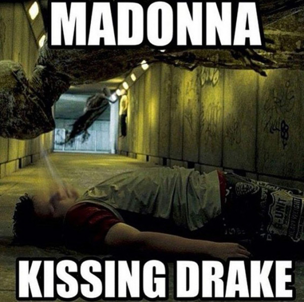 Tak wygląda PRAWDA o pocałunku Madonny i Drake'a?