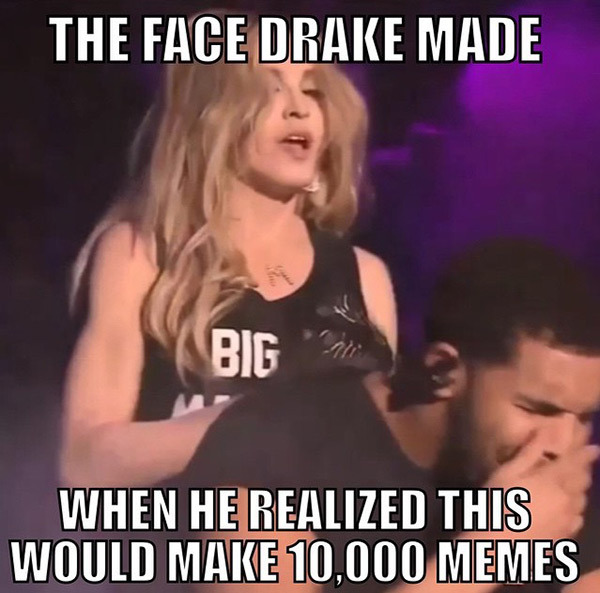 Tak wygląda PRAWDA o pocałunku Madonny i Drake'a?