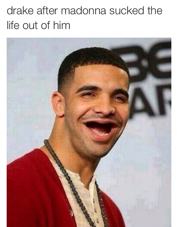 Madonna wysysa życie z Drake'a - internauci szaleją 