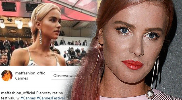 GENIALNY look Maffashion na czerwonym dywanie w Cannes (ZDJĘCIA)