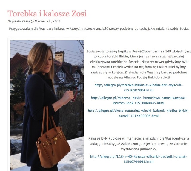 Dawno temu, gdy Kasia Tusk odwiedzała lumpeksy