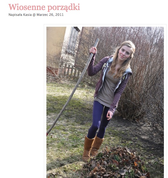 Dawno temu, gdy Kasia Tusk odwiedzała lumpeksy