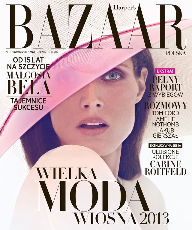 Małgosia Bela na okładce polskiego Harper's Bazaar (FOTO)