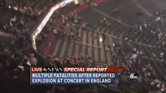 EKSPLOZJA na hali w Manchesterze po koncercie Ariany Grande