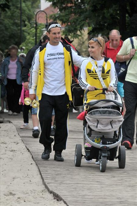 Jak Skrzynecka dopingowała męża na zawodach (FOTO)