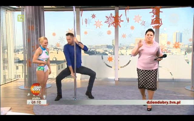 Hit! Marcin Prokop tańczy na rurze (VIDEO) Hit! Marcin Prokop tańczy na rurze (VIDEO)