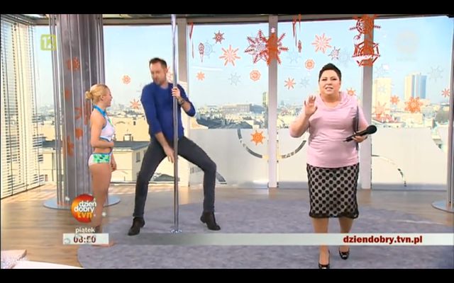 Hit! Marcin Prokop tańczy na rurze (VIDEO) Hit! Marcin Prokop tańczy na rurze (VIDEO)