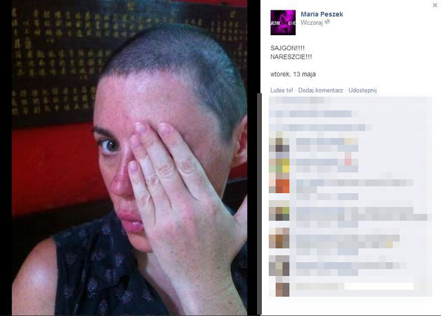 Maria Peszek zgoliła włosy! (FOTO)