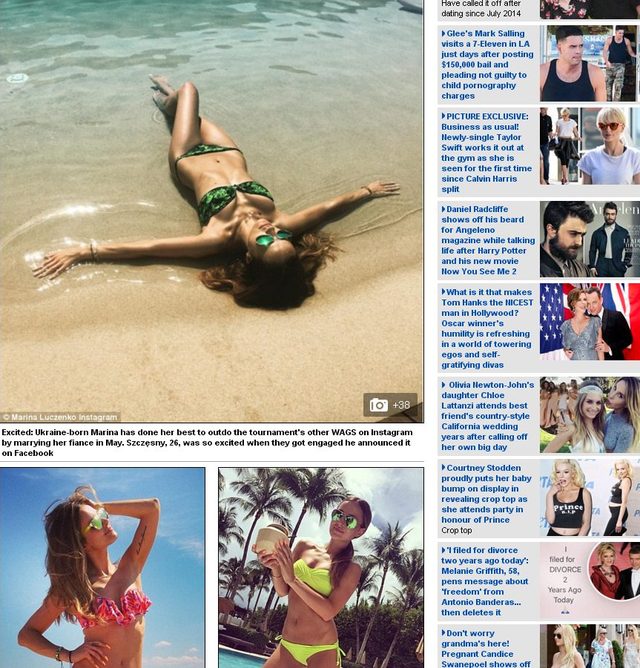 Daily Mail o Marinie Łuczenko-Szczęsnej: Znalazła świetny sposób, by