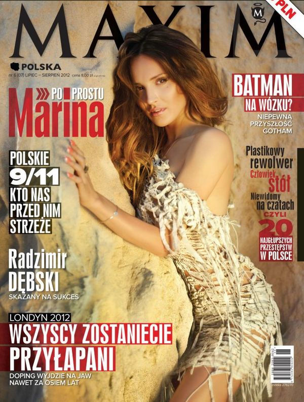 Marina Łuczenko na okładce Maxima (FOTO)