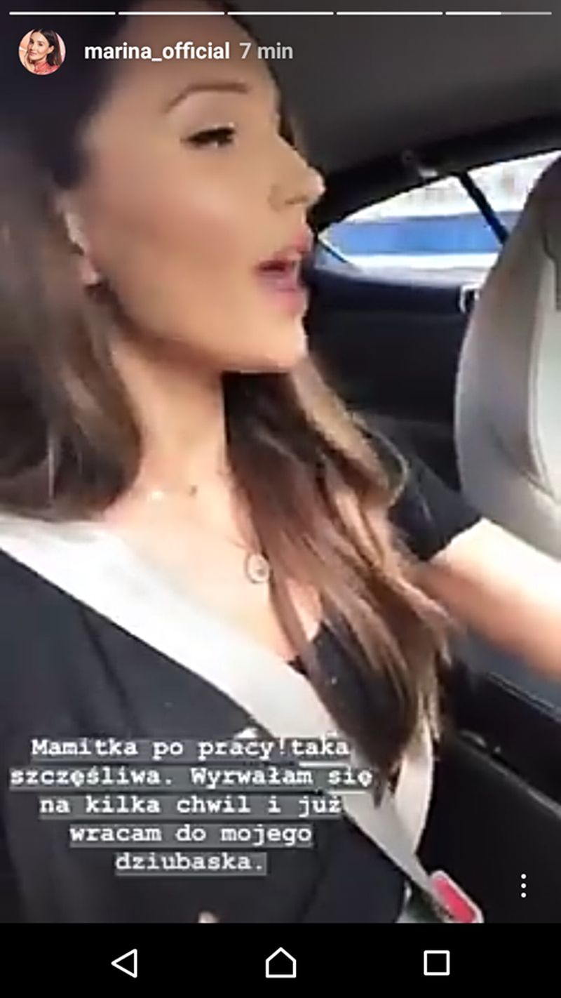 Marina wróciła do pracy MIESIĄC po narodzinach Liama