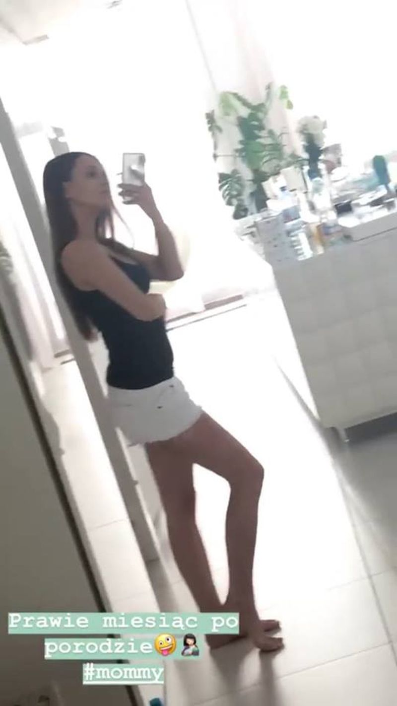 Marina pokazuje brzuch niecały MIESIĄC po porodzie