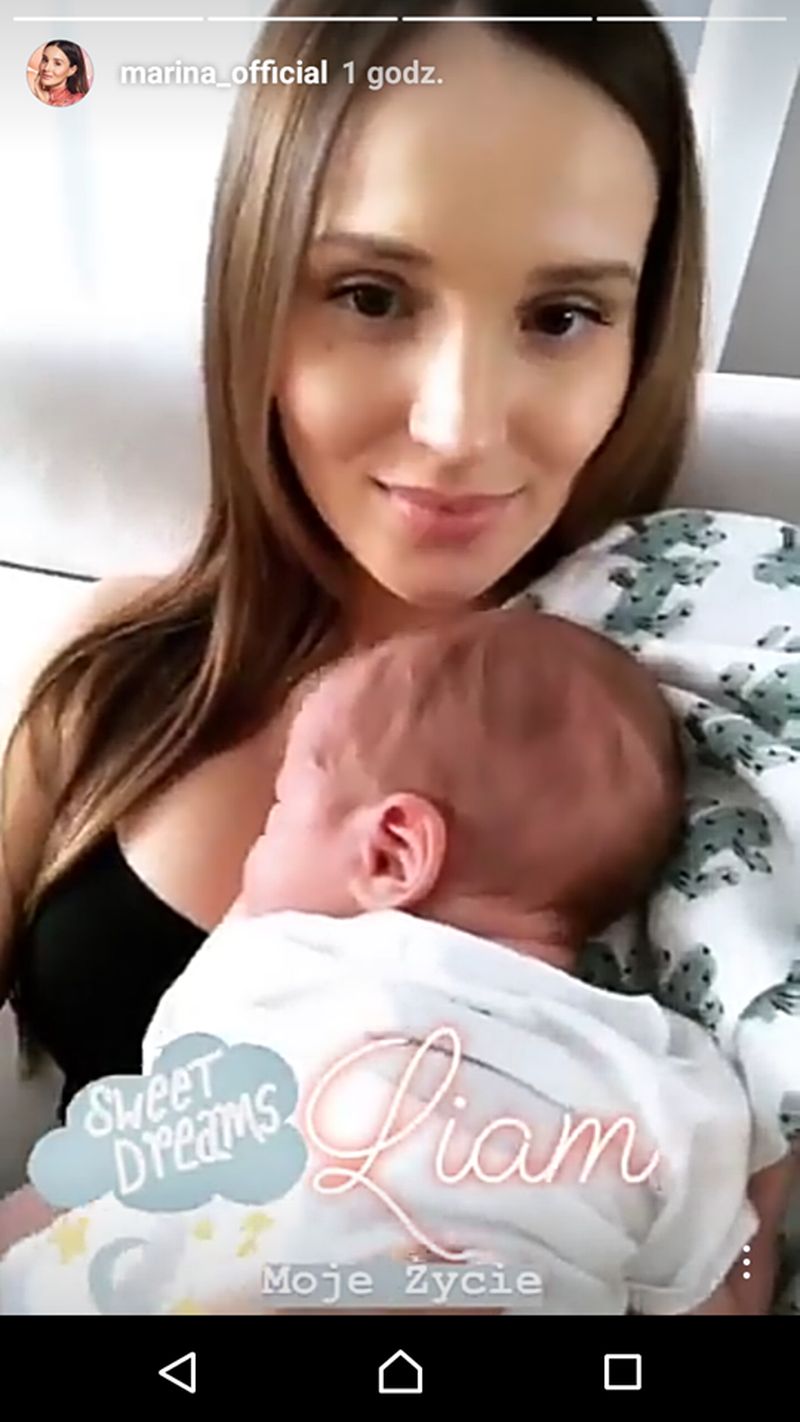 To PIERWSZE takie zdjęcie Liama, syna Mariny i Wojtka Szczęsnego