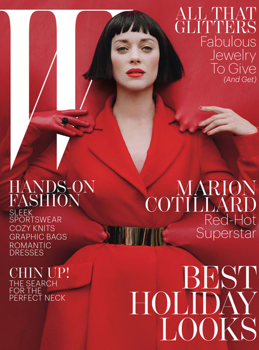Marion Cotillard na okładce W magazine (FOTO)