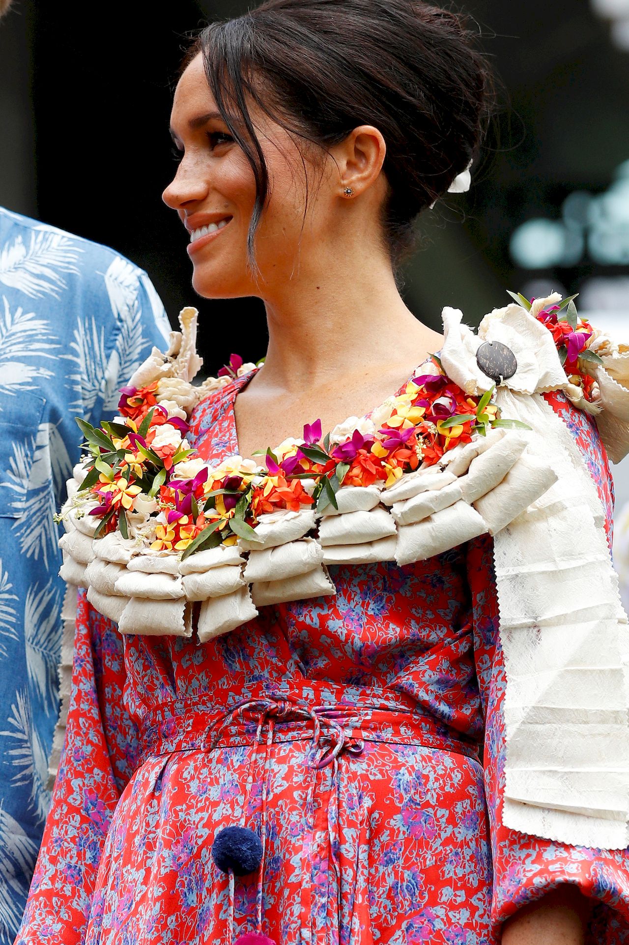 Meghan Markle we WZORZYSTEJ kreacji. Widać CIĄŻOWY brzuszek (ZDJĘCIA)