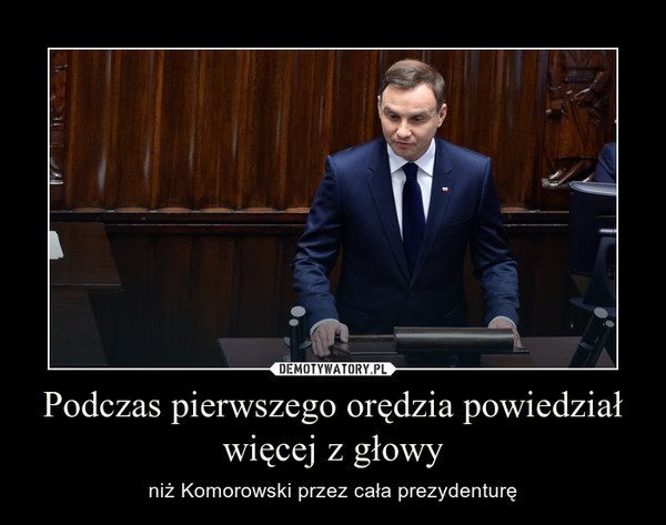 Memy po zaprzysiężeniu Andrzeja Dudy