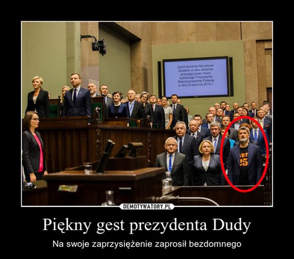 Memy po zaprzysiężeniu Andrzeja Dudy