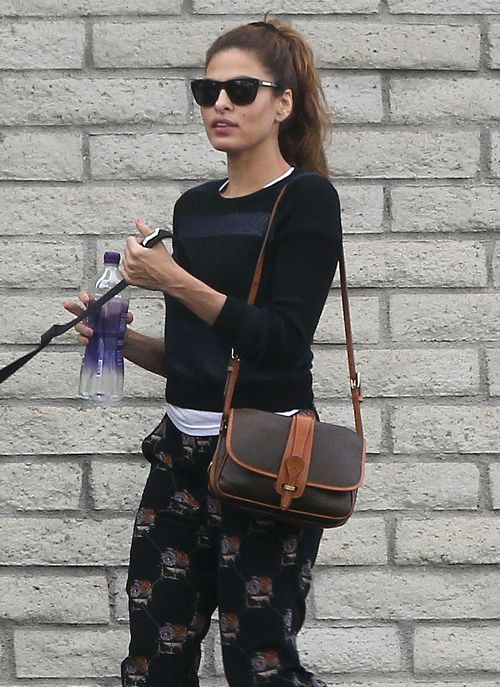 Eva Mendes z psem Ryana Goslinga