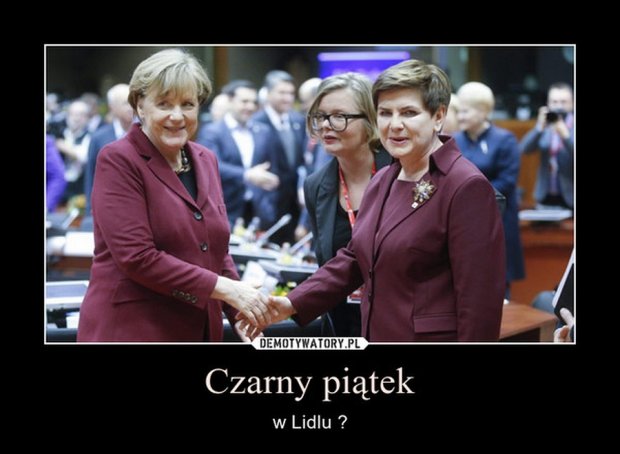 Szydło i Merkel w Brukseli w podobnych garsonkach (MEMY)