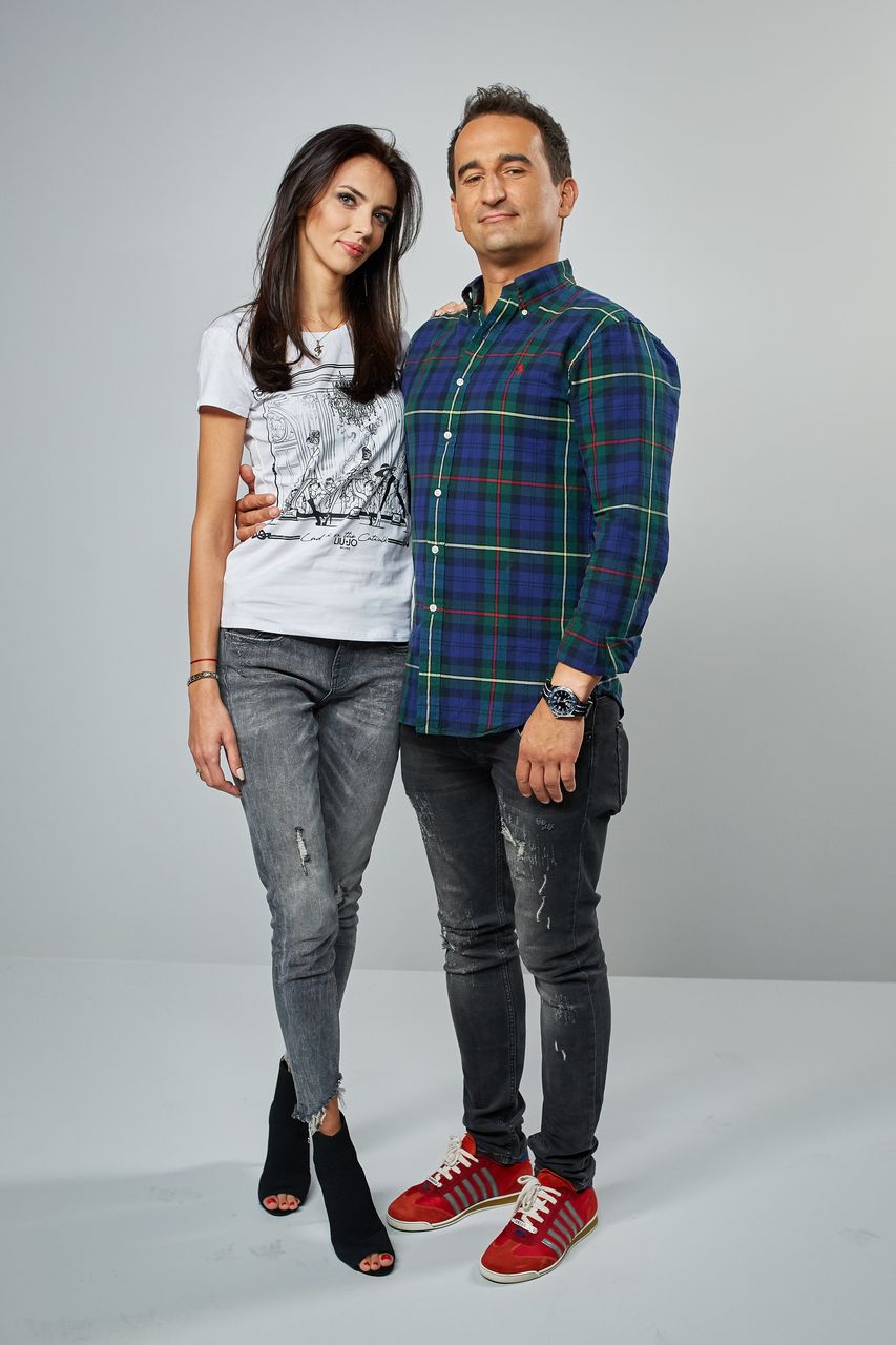 Michał Koterski i Marcela Leszczak zobaczyli, jak będą wyglądać za 50 lat (ZDJĘC